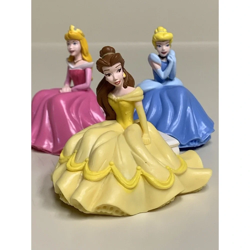 DecoPac Disney Princess Cake Toppers Belle Cinderella Sleeping Beauty Birthday